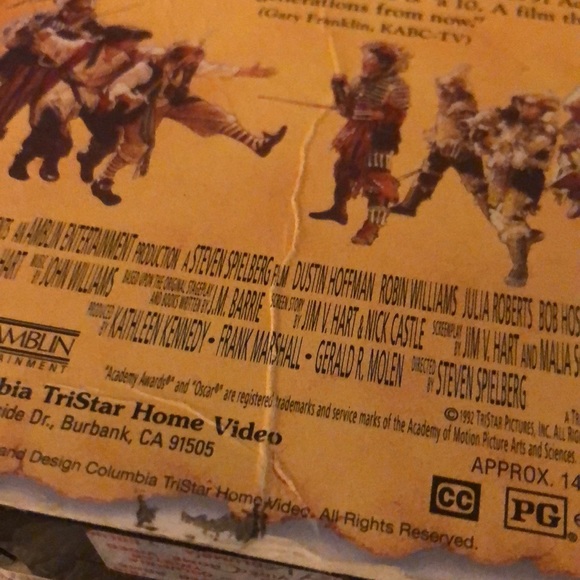 Hook - 1992 - VHS - Good Condition - Picture 4 of 6